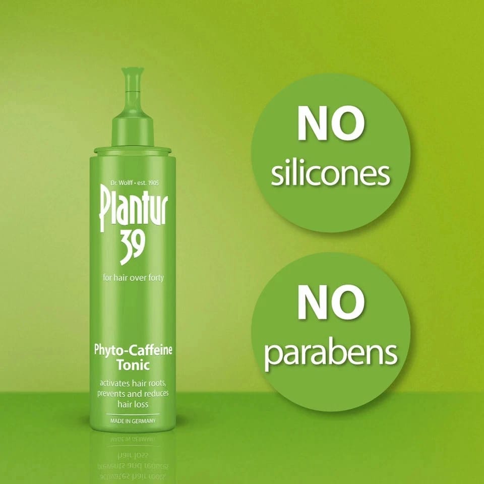 Plantur 39 Phyto-Caffeine Tonic Natural Anti Hair Loss Serum for Women 2x 200ml