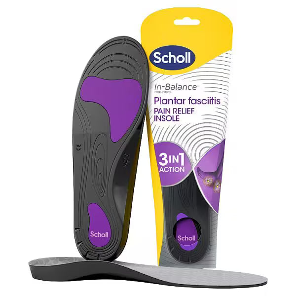 Scholl Plantar Fasciitis Pain Relief Insoles Large