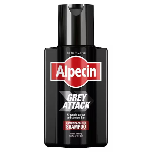 Alpecin Grey Attack Caffeine & Colour Shampoo for Men 200ml