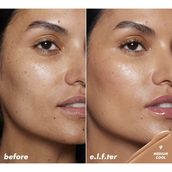 e.l.f. Halo Glow Skin TintÿFoundation - SPF 50 9 Medium Cool