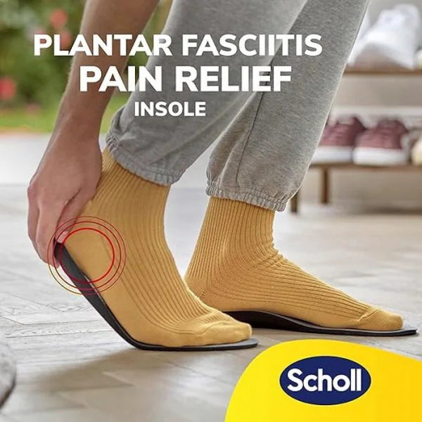 Scholl Plantar Fasciitis Pain Relief Insoles Large