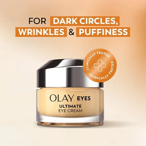 Olay Eyes Ultimate Eye Cream with Niacinamide 15ml Adult Peptides Skincare UK